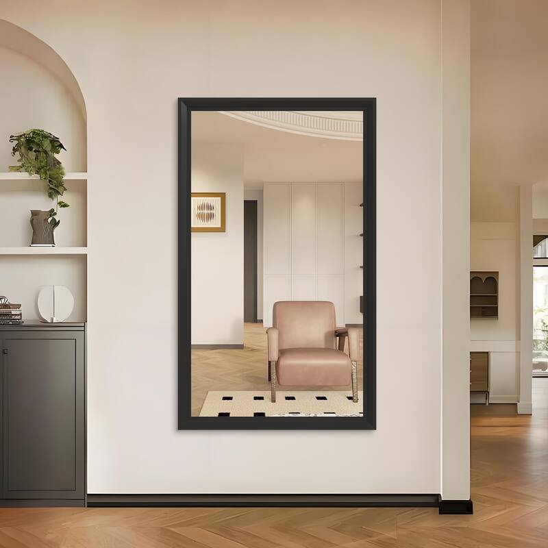 60"x36" Oversized Modern Rectangle Bathroom Mirror,Vertical or Horizontal Wall Mounted mirror with Aluminum Frame