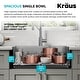 preview thumbnail 19 of 137, KRAUS Kore Workstation Drop-In Stainless Steel Kitchen Sink