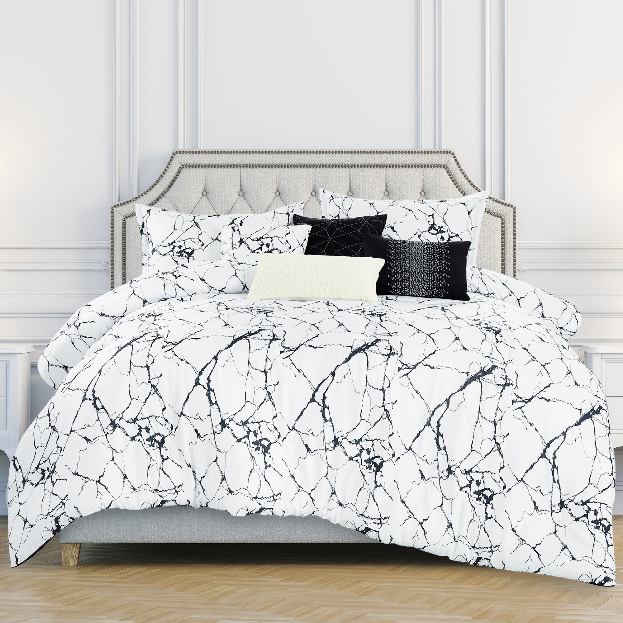 White 7 Piece Comforter Sets - Bed Bath & Beyond