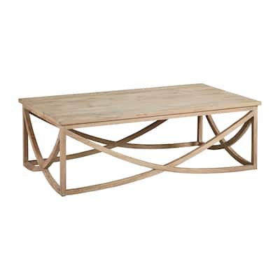 Chelsea 55-inch Reclaimed Fir Coffee Table with Clear Coat