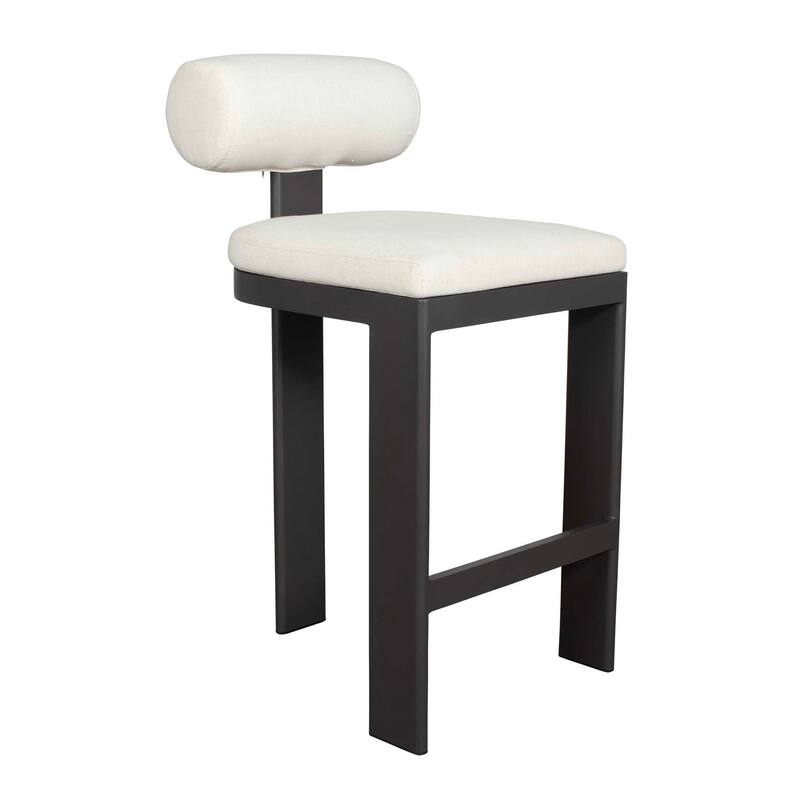Uttermost Bolster Back Outdoor Stool
