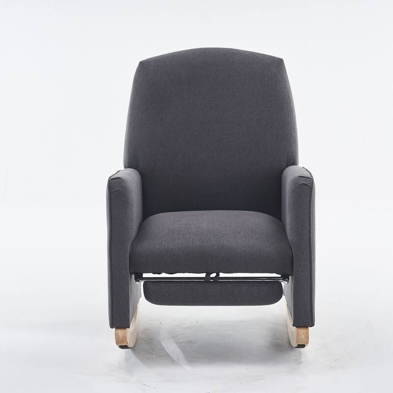 Linen Fabric Rocking Chair