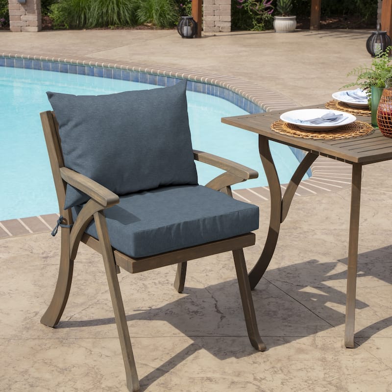 ARDEN Olefin Outdoor 21 x 21 in. Dining Chair Cushion Set
