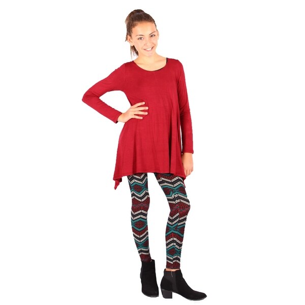 tunic dress with leggings