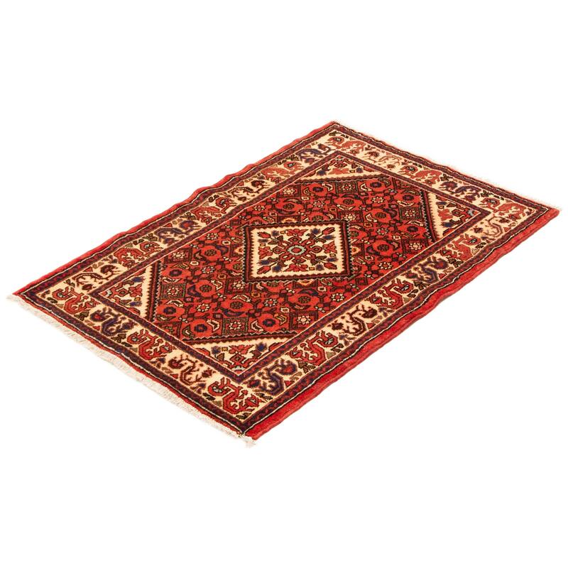 ECARPETGALLERY Hand-knotted Andelz Copper Wool Rug - 3'3 x 4'10