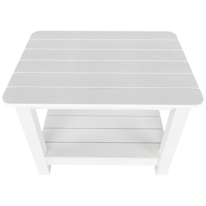 Vineyard HIPS Outdoor Eco-Friendly Coffee Table and Side Tables (3-Piece Set)