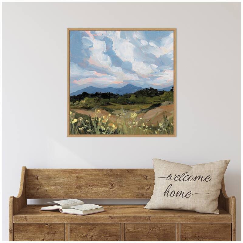 Kate and Laurel Garden of Gods by Emily Kenney Framed Canvas Wall Art Print