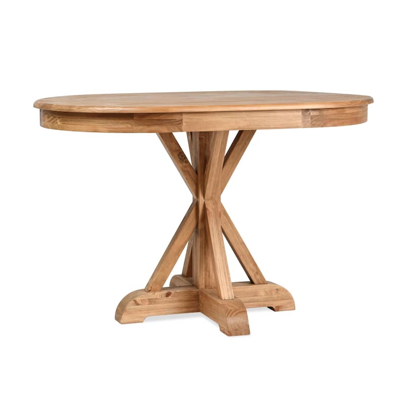 Maxwell Oval Pine Wood Dining Table by Kosas Home