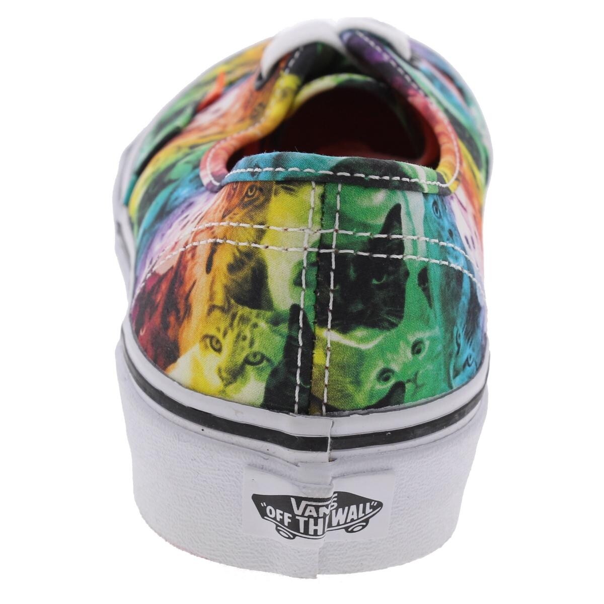 Shop Vans Womens Authentic Aspca Skateboarding Shoes Low Top Cats Overstock 20742359