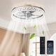 preview thumbnail 48 of 59, Low Profile Ceiling Fan with Light: 20-16 Inch, App Remote Control, Dimmable 3 CCT LED, 6 Wind Speeds, Ultra Quiet
