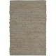 preview thumbnail 54 of 68, Nourison Natural Jute Indoor only Solid Area Rug 2' x 3' - Sage