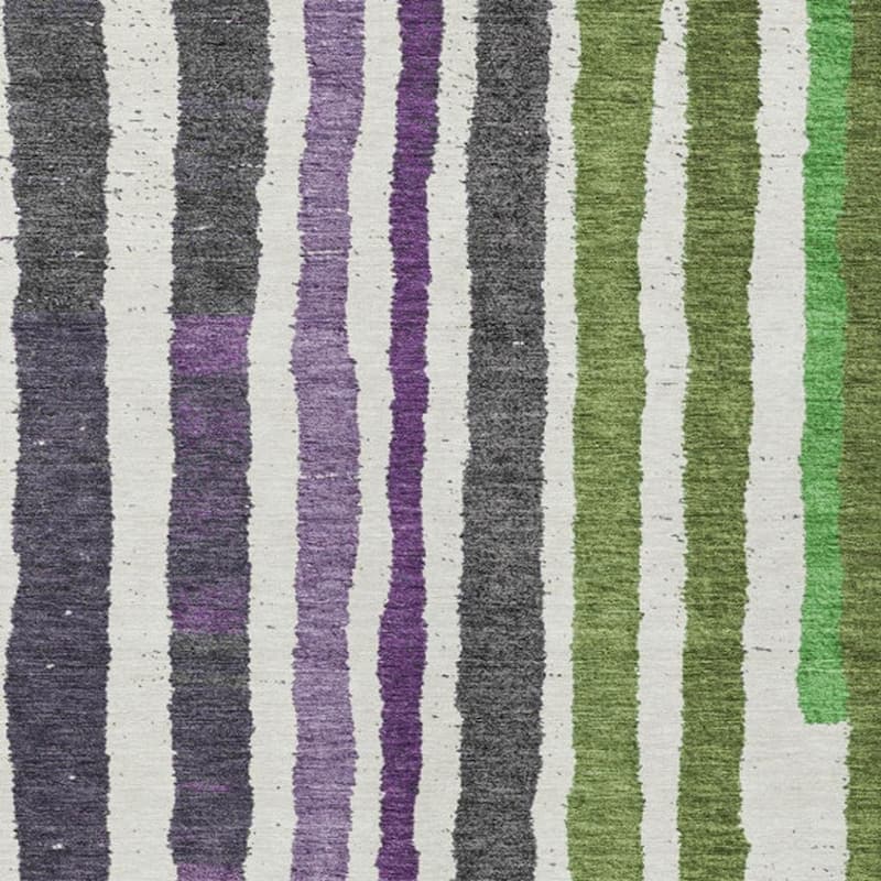 HomeRoots Striped Transitional Rectangle Outdoor Rug