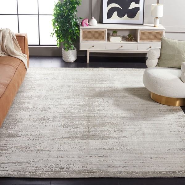 SAFAVIEH Couture Handmade Mirage Masoomeh Modern Abstract Viscose Rug