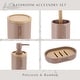 preview thumbnail 15 of 63, Bathroom Accessories with Natural Accents, Modern 6-piece Set