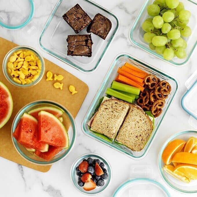 18 Pcs Snapware Pyrex Glass Food Storage Set On Sale Bed Bath