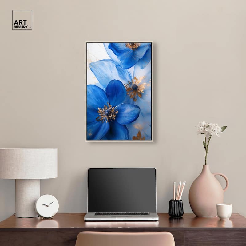 Twilight Teal Tint I Canvas by Art Remedy