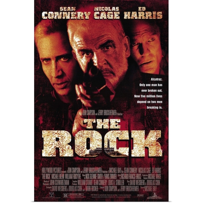 nicolas cage the rock poster