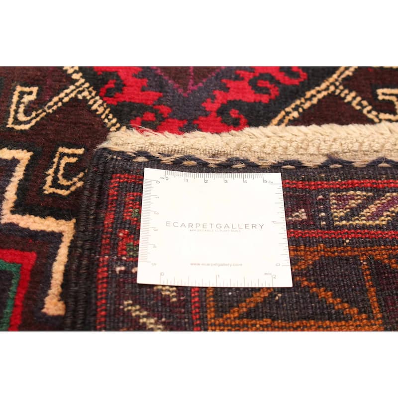 ECARPETGALLERY Hand-knotted Teimani Navy Wool Rug - 3'7 x 6'0