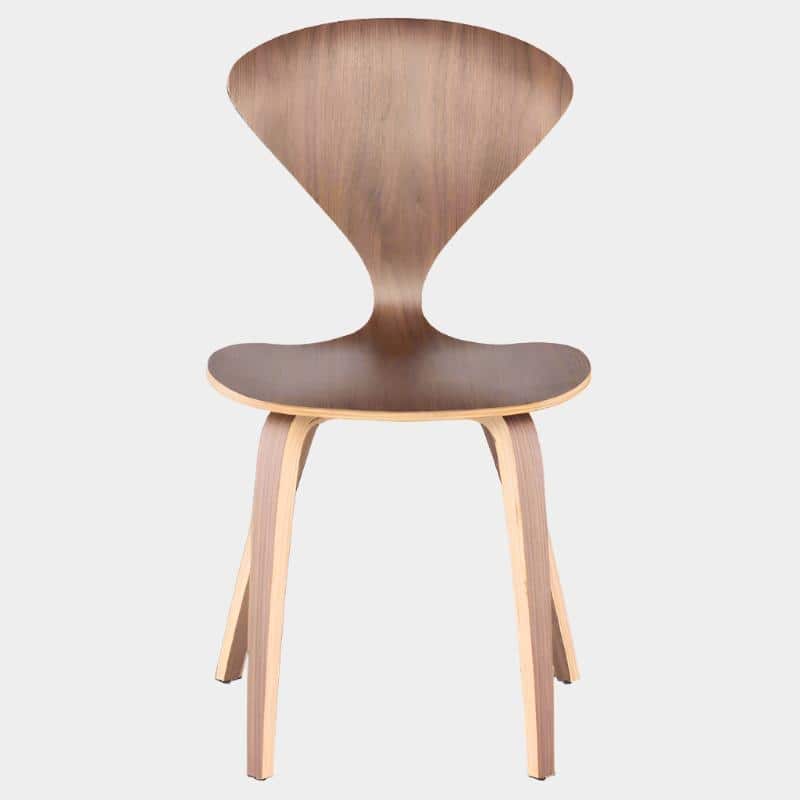 Modern Walnut Satine Dining Chair (Set of 4)