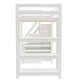 preview thumbnail 13 of 24, Multifunctionl Loft Bed Storage Wardrobe and Shelves, Wooden Bed Frame with LED Light & Staircase for Kids Teens Adults