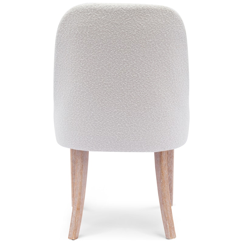 Farmhouse Water and Stain Resistant Boucle Upholstered Side Chair (Set of 6)