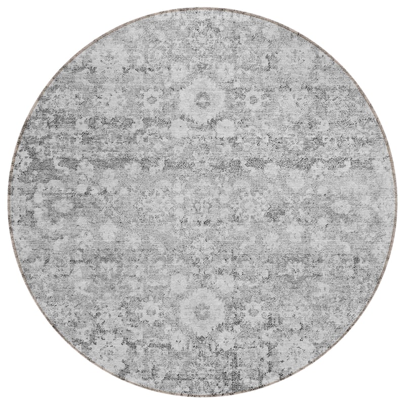 HomeRoots Oriental Traditional Rectangle Outdoor Rug