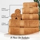 preview thumbnail 27 of 198, Egyptian Cotton 8 Piece Ultra Plush Solid Towel Set by Miranda Haus