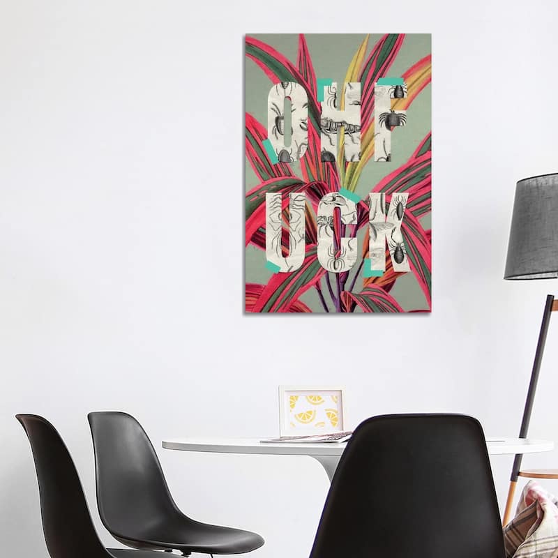 iCanvas "Ohf-ck" by Jonas Loose Canvas Print - 40x26x1.5