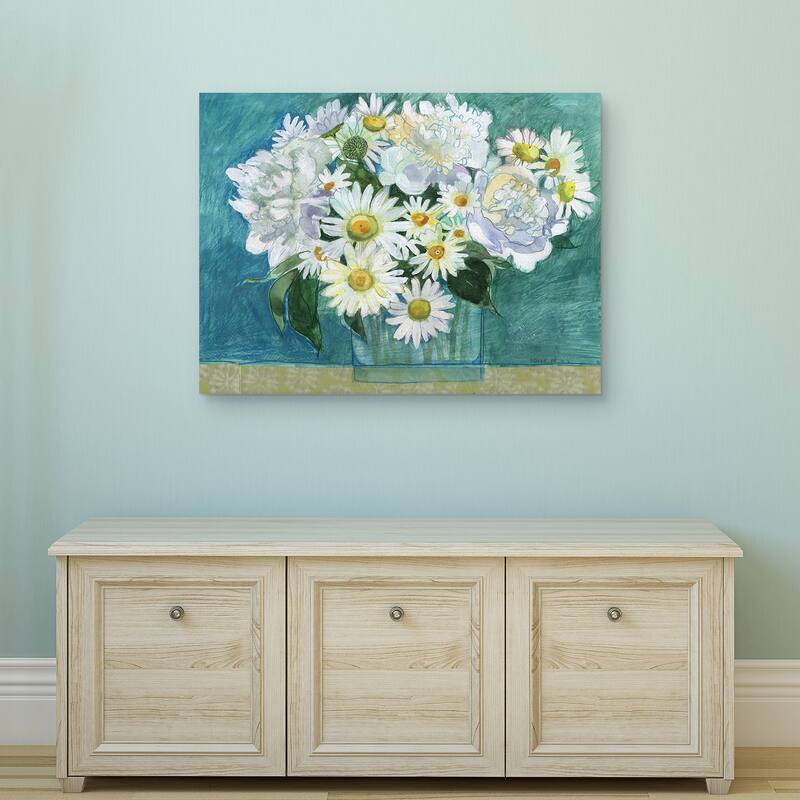 Mixed Whites by Maret Hensick Canvas Art Print