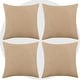 preview thumbnail 4 of 89, Deconovo Faux Linen Throw Pillow Covers 4 PCS(Cover Only)