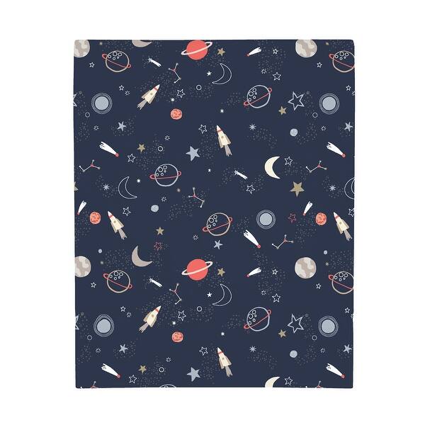 slide 2 of 2, NoJo Cosmic Solar Crib Fitted Sheet