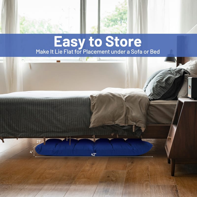 Gymax Adjustable Folding Gaming Chair Cushioned Floor Chair Adjustable