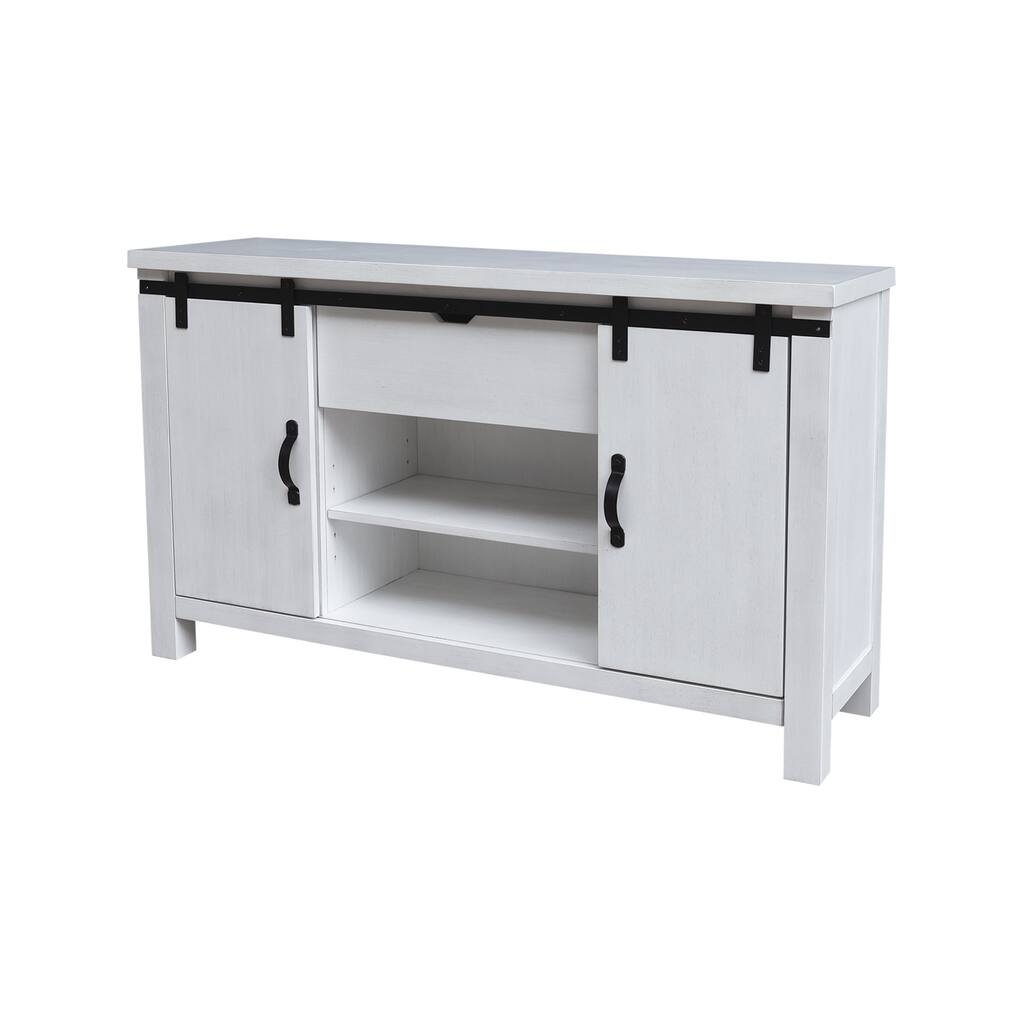 Solid Wood Barn Door Server