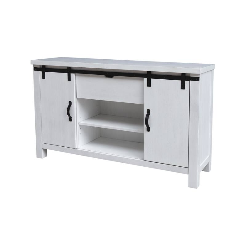 Solid Wood Barn Door Server