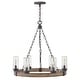 preview thumbnail 2 of 4, Hinkley Lighting Sawyer 6 Light 24" Wide Open Air Outdoor Chandelier