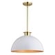 preview thumbnail 8 of 11, Devon 1L LED Compatible Mid-Century Modern Pendant Light