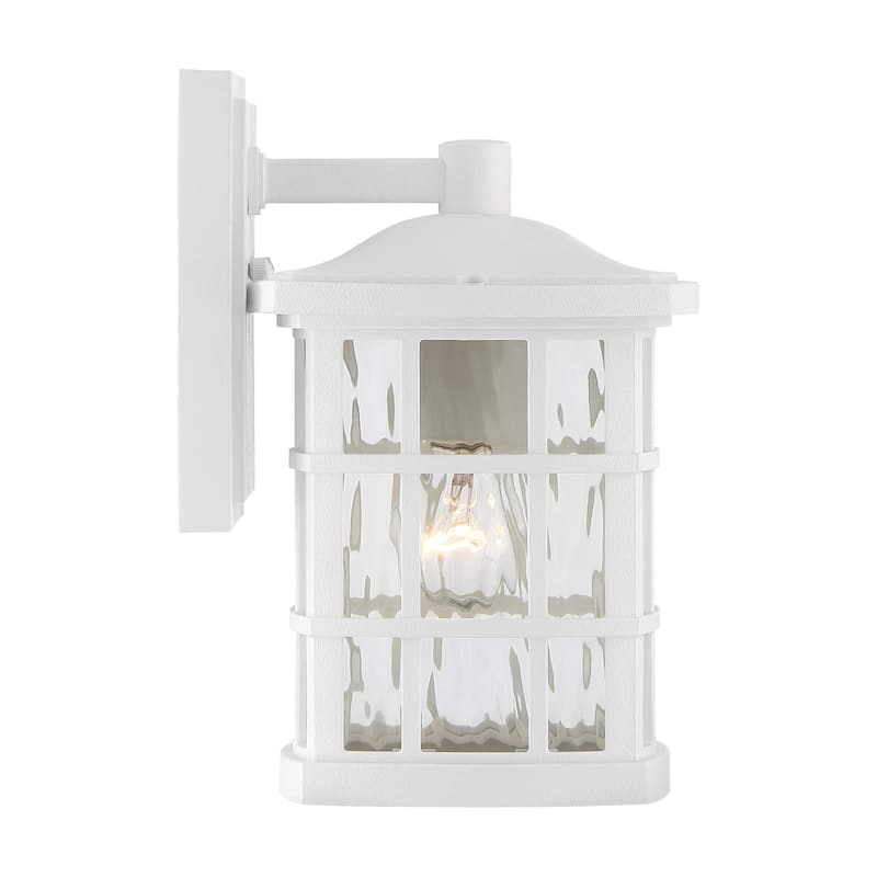 Bellevue Cambria 1 Light 11" Tall Outdoor Wall Sconce with Clear Water