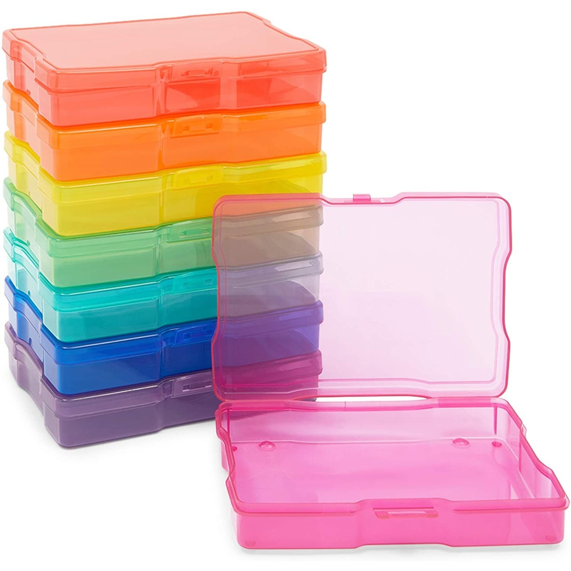 4 x 6 inch Photo Storage Box with 16 Inner Cases (17 Pieces)