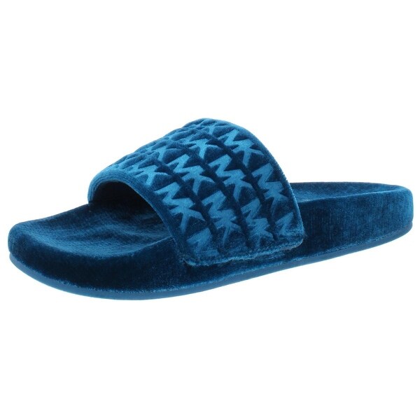michael kors velvet slides