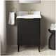 Option Onyx Black / White Engineered Marble