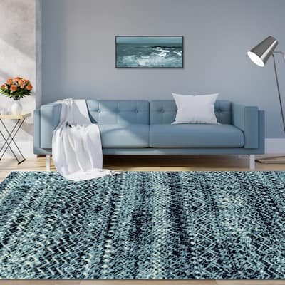 Superior Sunderland Distressed Geometric Area Rug Collection