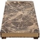 preview thumbnail 2 of 2, Uttermost 18224 Marble Crest 18-7/8" Wide Marble and Metal Tray