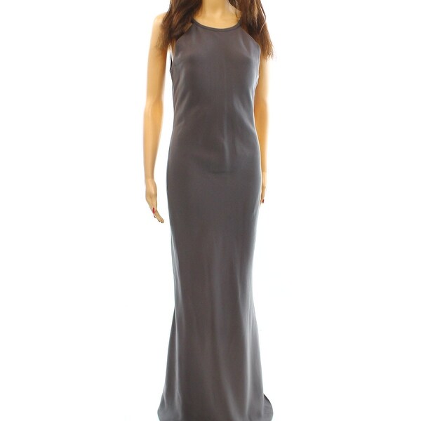 calvin klein gunmetal dress