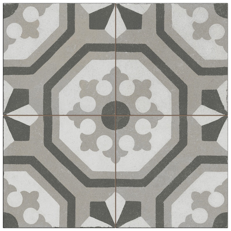 Merola Tile Kings Paname Opera 17-5/8" x 17-5/8" Ceramic Floor and Wall Tile
