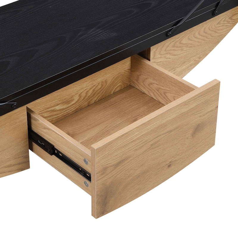 Media Console Table with Drawer