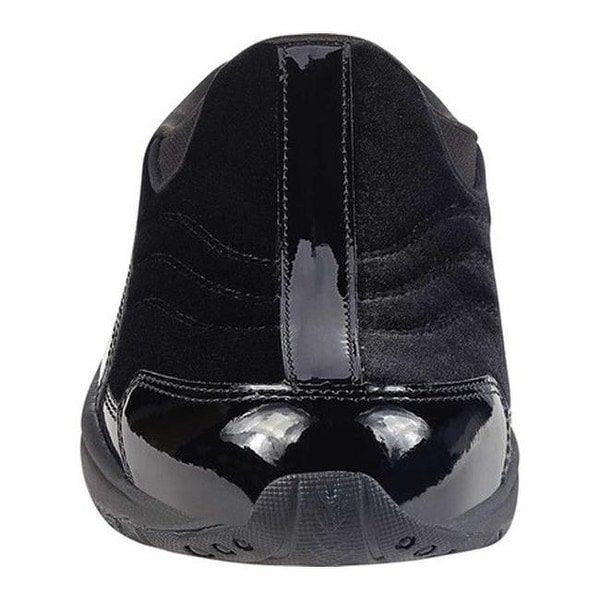 easy spirit traveltime black patent leather