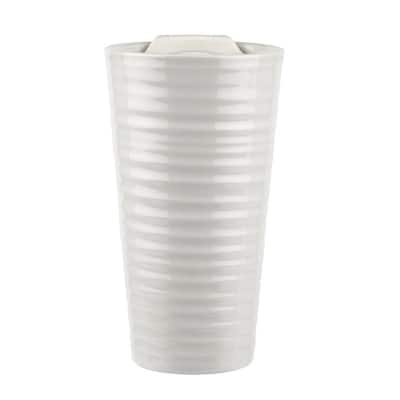 Sophie Conran Portmeirion White Travel Mug 12 Ounce - 12 oz