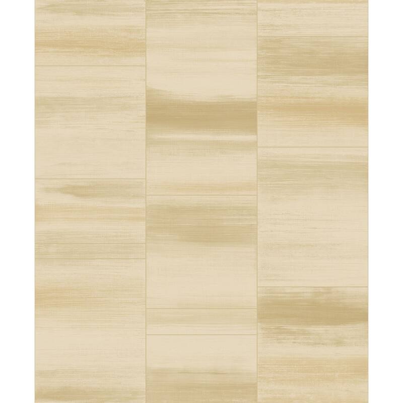 Galerie Wallcoverings Special FX Glitter Block Mylar on Non-woven Wallpaper Roll - 33-feet long x 21-inches wide - Gold