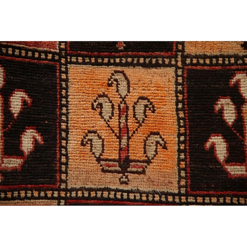 Vegetable Dye Bakhtiari Persian Vintage Area Rug Handmade Wool Carpet - 5'3"x 9'3"