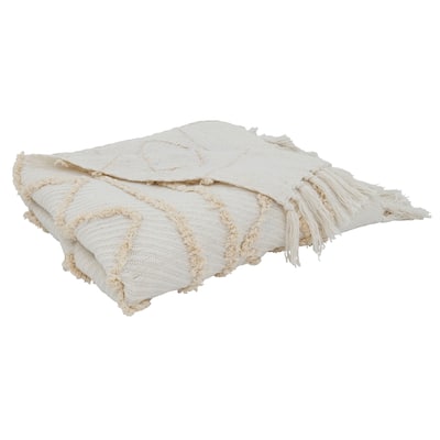 Throw Blanket With Diamond Embellished Design